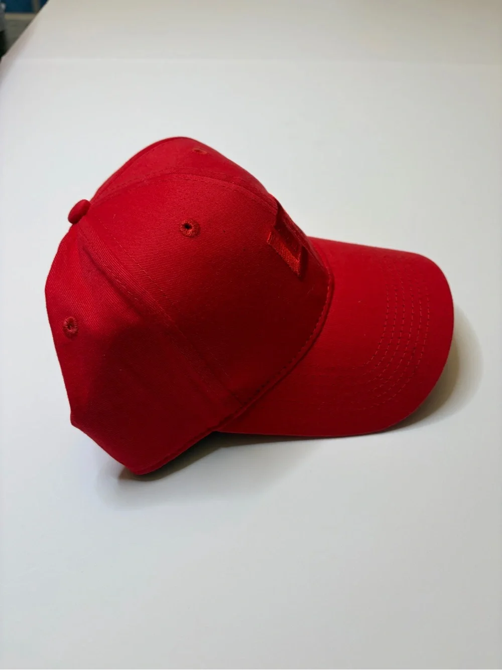 Loudmouth Red Embroidered Logo Golf Cap OSFA